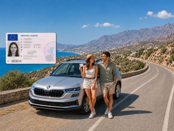 EU driving licence validity in Crete, Greece