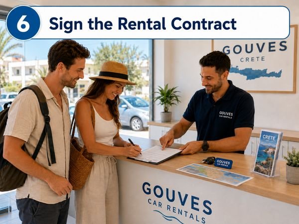 Sign the hire contract